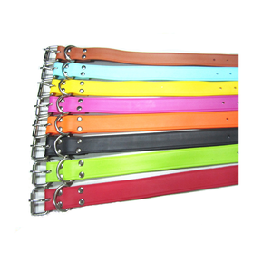 Neues Design umweltfreundlich PVC beschichtete Hundehalsbänder einstellbar und personalisierbar für Jagd und Training - Product Image 1