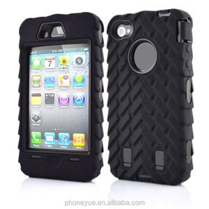 Lốp Hai Lớp Silicone Cứng Armor Hybrid Bảo Vệ Hoàn Toàn Vỏ Nhựa Ốp Lưng Điện Thoại Cho <span class=keywords><strong>iPhone</strong></span> - Product Image 5