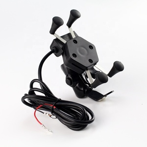 <span class=keywords><strong>Support</strong></span> de <span class=keywords><strong>téléphone</strong></span> pour vélo en forme de X avec chargeur USB 2.1A, <span class=keywords><strong>support</strong></span> de <span class=keywords><strong>téléphone</strong></span> pour moto, <span class=keywords><strong>support</strong></span> de <span class=keywords><strong>téléphone</strong></span> portable - Product Image 2