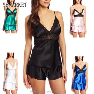 YSMARKET erotik kadın pijama seksi iç çamaşırı kadın Mini Chemise Plus Size XL XXL XXXL XXXXL gecelik sıcak satış ET479