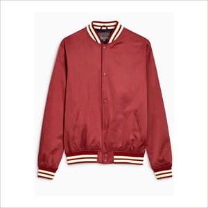 High Custom Mens Hip Hop <strong>Jackets</strong> Windproof <strong>Waterproof</strong> <strong>Jackets</strong> Wholesale Satin Custom Mens Bomber <strong>Jackets</strong> in <strong>Red</strong> - Product Image 4