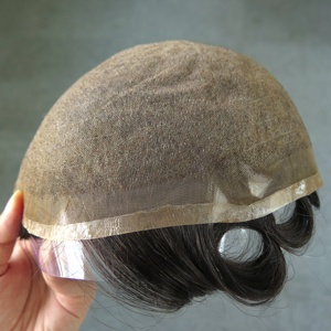 ICON-Sistema de peluquín humano <span class=keywords><strong>para</strong></span> hombre, venta al por mayor, peluca de encaje mono soldada, sistema de cabello de línea de pelo invisible <span class=keywords><strong>para</strong></span> hombre - Product Image 5