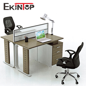 Ekinop أثاث المكاتب العرض ، مكتب العمل مكتب لؤلؤة بيضاء + الببغاء الأخضر ، ومكاتب مكتب تصميم الأثاث - Product Image 4