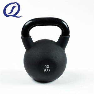 Pesas Rusas de Hierro Fundido Recubiertas de Neopreno para Gimnasio, Coloridas, de 4 Piezas, con Logotipo Personalizado, Venta al por Mayor de Fábrica - Product Image 2