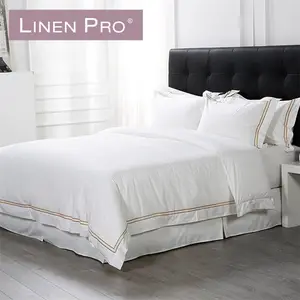 LinenPro proveedor de China al por mayor bordado de la hoja de cama diseños