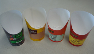 Molde desechable para freír patatas fritas, <span class=keywords><strong>taza</strong></span> <span class=keywords><strong>de</strong></span> papel - Product Image 3