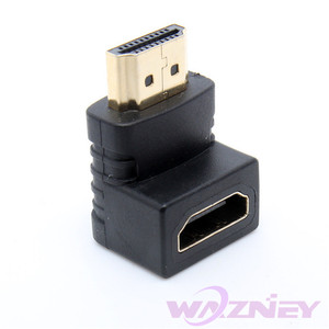 90 độ góc bên Phải góc cạnh hoặc 270 HDMI Cáp Adapter nữ để nam nối cắm HDMI cáp bảo vệ kết nối adapter - Product Image 3