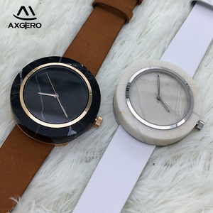 5atm <span class=keywords><strong>uomo</strong></span> di lusso marmo oem <span class=keywords><strong>orologio</strong></span> con <span class=keywords><strong>cinturino</strong></span> in <span class=keywords><strong>pelle</strong></span> - Product Image 4