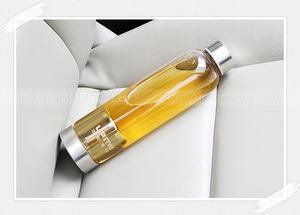 Le verre borosilicate doux <span class=keywords><strong>shaker</strong></span> joie <span class=keywords><strong>inox</strong></span> fruits en acier bouteille d'eau infuseur - Product Image 2