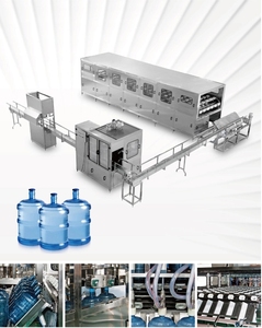 Machine à boissons électrique automatique FILLINE contrôlée par PLC pour fûts/bouteilles/canettes en plastique/verre de 20 L, 100-1200 BPH, <span class=keywords><strong>eau</strong></span> pure - Product Image 5