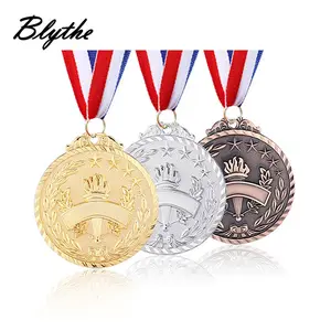 fashion design metal plated gold nickel silver cooper medal custom