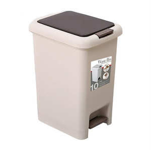 wholesale high quality bathroom kitchen plastic foot pedal dust bin trash can