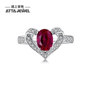 Glam designer plage bijoux femmes zircon à <span class=keywords><strong>le</strong></span> rubis saphir anneaux - Product Image 1