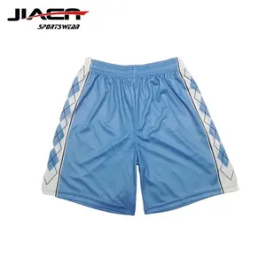 Shorts de basket-ball pour hommes, blancs, neufs, en gros, personnalisés, 100% polyester, sublimés - Product Image 1