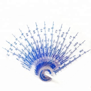Jauge d'épaisseur en plastique, pour la mesure de pièces/ensemble à 0.02mm, permet de mesurer les trous de l'écran, 0-19, 1.50 - Product Image 1