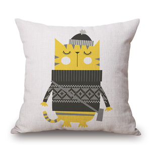Housse de coussin carrée, taie d'oreiller nouveau style, décoration pour canapé/voiture - Product Image 5