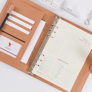 <span class=keywords><strong>Agenda</strong></span> de Negocios A5, Hojas Sueltas, 6 <span class=keywords><strong>Anillas</strong></span>, Diario de Cuero, Cuaderno para Promociones - Product Image 6