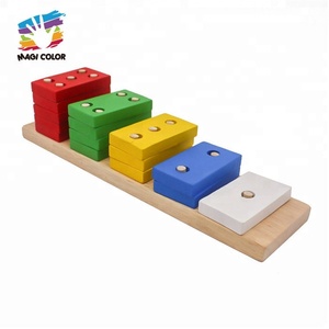 Lot de 14 Matériels <span class=keywords><strong>Montessori</strong></span> en Bois pour l'Éducation des Enfants – Aide Pédagogique – W12F033 - Product Image 2