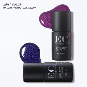 EC low moq hot sales beauty salon design colorful uv jelly gel nail polish