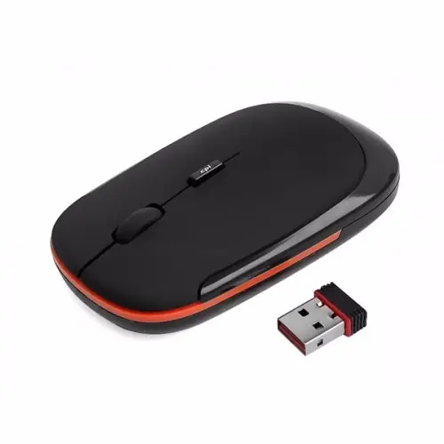 OEM מפעל עכבר 2.4G שטוח Slim מחשב אופטי עכבר אלחוטי