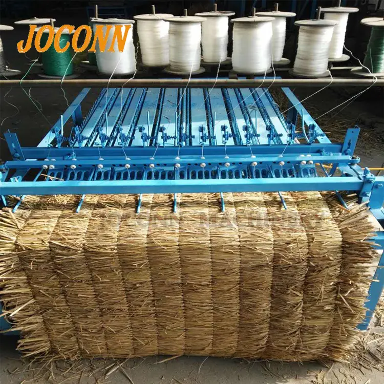 Yüksek kaliteli pirinç sapı hasır mat örgü makinesi/pirinç hasır mat ağaçları dokuma makinesi/reed mat örgü makinesi fiyat