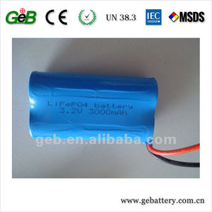 Lifepo4 18650 batería cilíndrica 3.<span class=keywords><strong>2</strong></span> V 3000 mah - Product Image 1