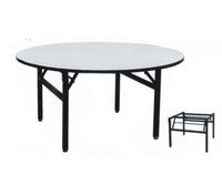 Meubles d'hôtel modernes, table ronde pliante pour 10 personnes, banquet