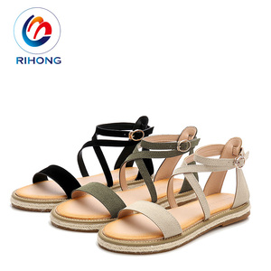 <span class=keywords><strong>Sandales</strong></span> d'été de style romain pour femmes, personnalisées, OEM, collection - Product Image 1