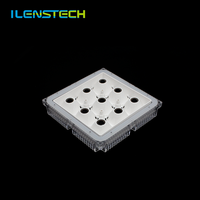 Lentille pcb led 24 degrés, gamme 3x3, mise au point du point, affichage pcb