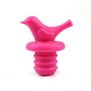<span class=keywords><strong>Bouchon</strong></span> de bouteille de <span class=keywords><strong>vin</strong></span> en silicone réutilisable, mignon et amusant, multicolore, personnalisé pour <span class=keywords><strong>petit</strong></span> oiseau - Product Image 4