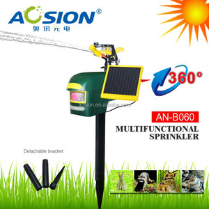 Ahuyentador de Animales Agrícolas Recargable con Energía <span class=keywords><strong>Solar</strong></span>, Material ABS, Aspersor de Agua de <span class=keywords><strong>360</strong></span> Grados, Disuasivo para Aves - Product Image 5