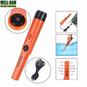 Ücretsiz Kargo USB Şarj Edilebilir Pinpointer El Tipi Metal Dedektörü IP68 Derecelendirme 360 ​​Derece Algılama Işığı/Ses/Titreşim - Product Image 6