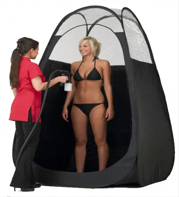 Abbronzatura Booth Pop Up Tenda-Airbrush Spray Tan Mobile Portatile Senza Sole