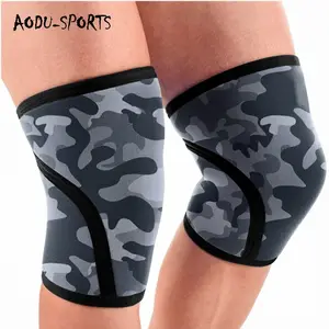 Đai Hỗ Trợ Đầu Gối Rằn Ri Đàn Hồi Cao Su Neoprene Chất Lượng Cao