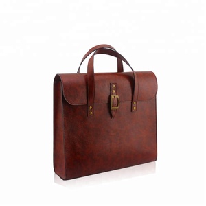 Portatile tote donna borgogna vintage <span class=keywords><strong>di</strong></span> cuoio DELL'UNITÀ <span class=keywords><strong>di</strong></span> elaborazione della borsa del sacchetto <span class=keywords><strong>di</strong></span> società - Product Image 3