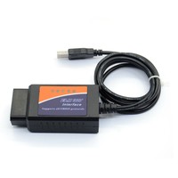 Lecteur de code OBD2 EOBD CAN BUS ELM327 USB V1.5 le plus récent de 2021, interface de diagnostic, scanner ELM 327 Obd, logiciel ELM327 V2.1, ELM327 USB