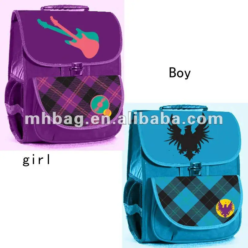 bolsa de la escuela para niño y niña