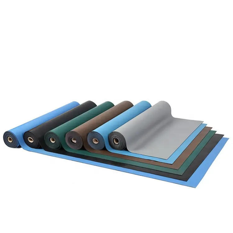ESD mat in rubber, rubber mat antistatische tafel mat, ESD mat antistatische Rubber Mat in roll