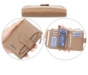 Baellerry 2019 New Style <strong>Men's</strong> Short Section PU Leather Wallets With Hasp,Blocking Coin <strong>Purse</strong> Card Holder Case <strong>for</strong> <strong>Man</strong> - Product Image 4