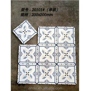Matériaux <span class=keywords><strong>de</strong></span> construction décoratifs 200X200mm, carrelage en <span class=keywords><strong>ciment</strong></span> <span class=keywords><strong>marocain</strong></span> fait à la main - Product Image 1