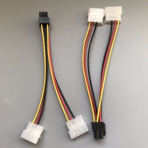 Ide 2 Molex Naar 6pin Draad Kabel Voor Cpu Kaart Power - Product Image 3