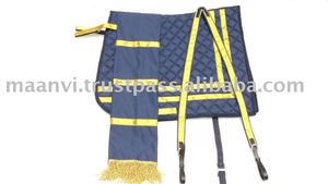 Almohadillas de sillín de diseño personalizado inteligente español tela de algodón con patrón de encaje Martingale a juego hecho a mano a pedido - Product Image 2