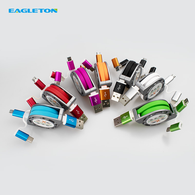 Universal micro multiples usb chargeur câble or rose ruban câble