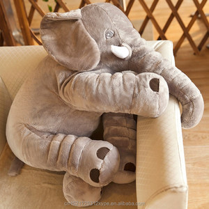 Miễn Phí Vận Chuyển 60Cm Elephant <span class=keywords><strong>Plush</strong></span> Đồ Chơi Da Động Vật Với Zip Unfilling Siêu Mềm Vải Dễ Thương Búp Bê Cho Trẻ Em Món Quà Niuniu Daddy - Product Image 4