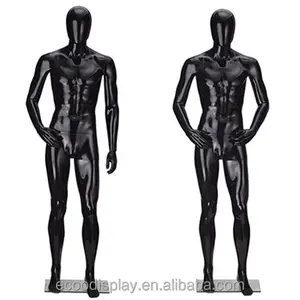 עומד אדם עם בסיס זכוכית השחורה mannequin