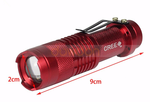 Linterna LED de enfoque con zoom, 365nm, UV, 3W, luz púrpura - Product Image 4