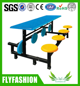 Sala mensa della scuola mobili <span class=keywords><strong>tavolo</strong></span> da pranzo <span class=keywords><strong>allungabile</strong></span> grande capacità di peso 4 posti <span class=keywords><strong>allungabile</strong></span> <span class=keywords><strong>tavolo</strong></span> da pranzo <span class=keywords><strong>e</strong></span> sedia - Product Image 3