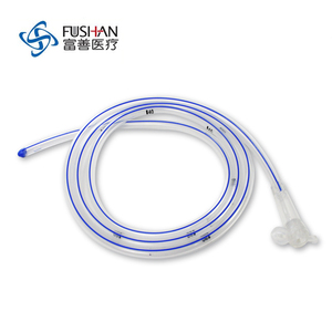 Tube d'alimentation en silicone transparent de qualité médicale 100% de classe II 6~20FR stérilisé à l'oxyde d'éthylène, emballage individuel, CE ISO13485 - Product Image 2