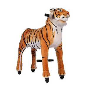 Gelukkig Ritten Op Dier Rijden Speelgoed Tijger Scooter - Product Image 2
