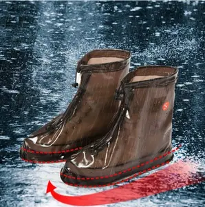 PVC Tahan Air Safety Rain BOOT/Dapat Digunakan Kembali Penutup Sepatu